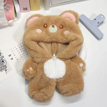 곰 옷 갈아입기 의류 플리스 소재