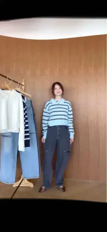 searoomlynn 사이드 zip 루즈 스트레이트 SRN02