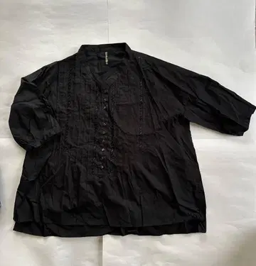 FRAPBOIS 블라우스 블랙 컬러