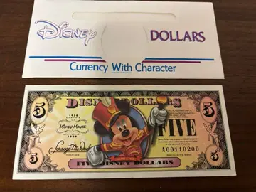 디즈니 미국 디즈니달러 5달러 80주년 미키 달러