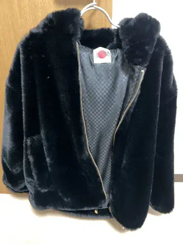 FRIENDS 인조 모피 점퍼