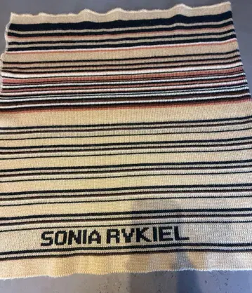 SONIA RYKIEL 스트라이프 니트 머플러