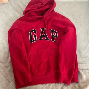 GAP 레드 후드티 S 사이즈