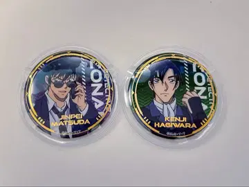 명탐정 코난 마츠다 진페이 하기와라 켄지 경찰학교조 가챠가챠 캔뱃지