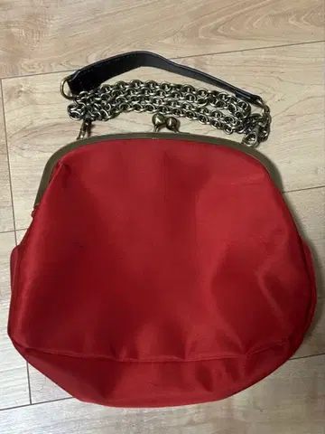 쇼와 레트로 가마구치 숄더백