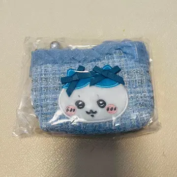 트위드 티슈 파우치 하치와레 치이카와 (먼작귀) 리본 화장품