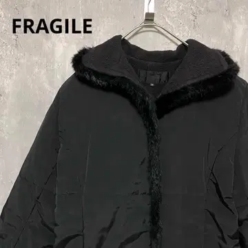 FRAGILE 퍼 보아 자켓 심플 고급 캐주얼