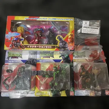 고지 버스트 이매지네이션 세트 버닝 고질라 레드 세트