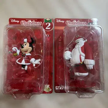 디즈니 크리스마스 오너먼트 복권 미니 베이맥스 2개 세트 HAPPY 복권