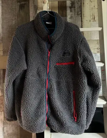 FIRST DOWN 플리스 자켓 그레이