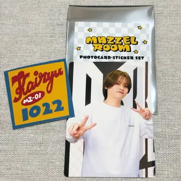 MAZZEL 마제베야 포토 카드 스티커 세트 KAIRYU 카이류