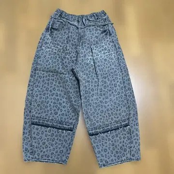 리메이크 배럴 데님 레오파드 L 중고