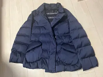 유니클로 J 질샌더 다운 자켓 네이비 S