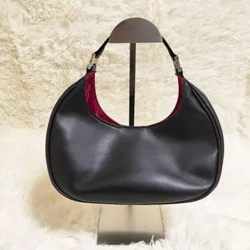 웅가로 핸드백 블랙 가죽 소가죽