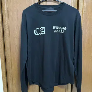 CA BLUEMS BERRY 긴팔 티셔츠 블랙