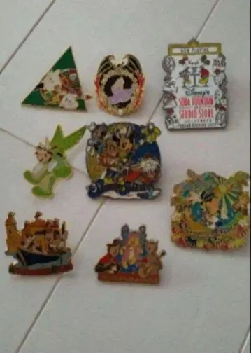 디즈니 핀 배지 레어 빌런 핀 트레이드