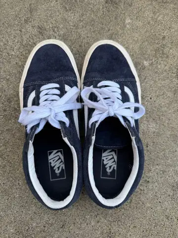 Vans 네이비 스웨이드 스니커즈