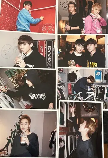 귀중 EXO 2L 사이즈 포토 카드 사진 세트 smtown 세훈 타오