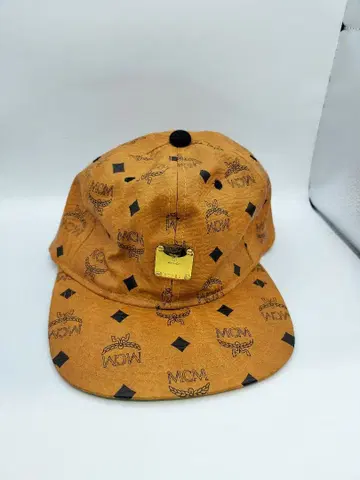 MCM 오렌지 야구 모자 B1183