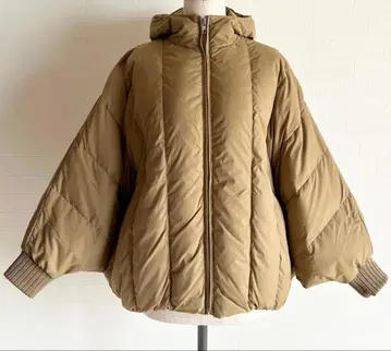 비어즐리 beardsley 베이지 돌먼 슬리브 다운 자켓