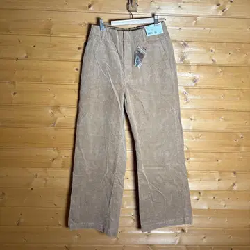 UNIQLO 코듀로이 와이드 팬츠 베이지