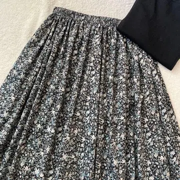 리버티 버드송 스커트 check&stripe 테치치 카구레 좋아