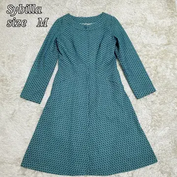 컨디션 최상 시빌라 펀칭 롱 코트 스냅 그린 린넨 M