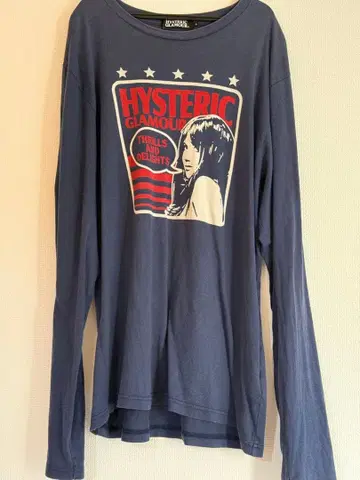 HYSTERIC GLAMOUR 네이비 롱T셔츠 L