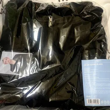 SEVENTEEN_NEW ZIP-UP HOODIE 블랙 L 사이즈