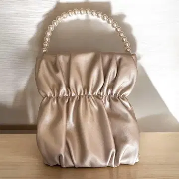 새상품급 ANEMONE 펄 핸들 2WAY 파티 백 결혼식 파티