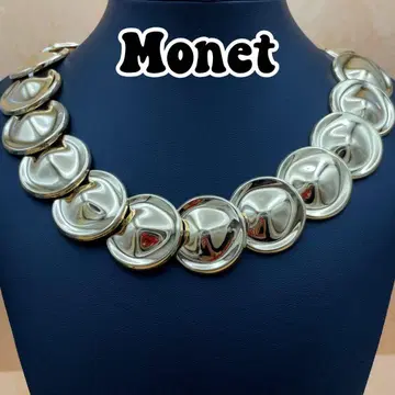 모네 실버톤 링크 서클 목걸이