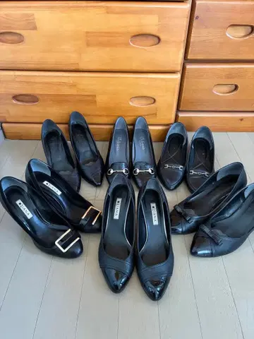 DIANA 블랙 하이힐 10족 세트 24cm~24.5cm