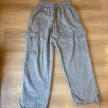 PRO CLUB 헤비 웨이트 그레이 카고 팬츠 M