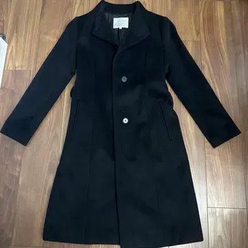 UNTITLED 프리미엄 라인 블랙 롱 코트