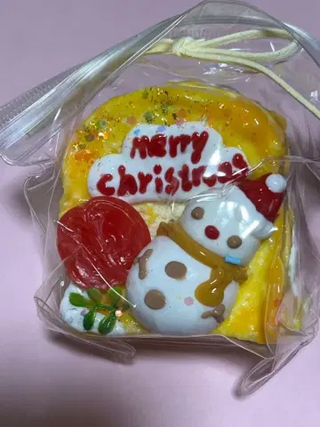 해외 스퀴즈 스노우맨 Snow Man 케이크