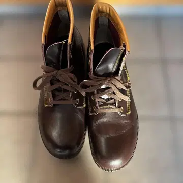 데드스탁 오란다군 브라운 가죽 부츠 남성용 밀리터리 부츠