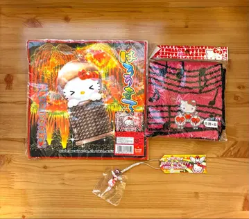 키티 지역 특산 타월 니가타현 피닉스 사도 가시마 스트랩 따오기