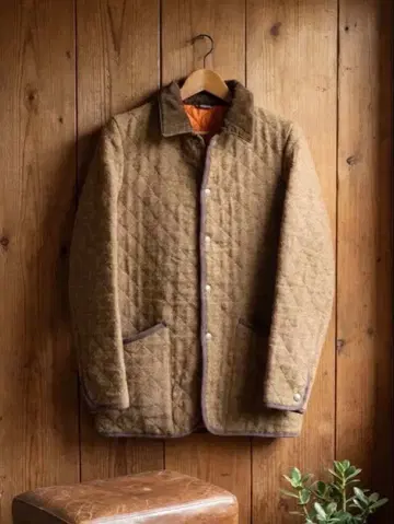 고품질 Paul Smith 별주 매킨토시 울 퀼팅 자켓 M