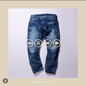 SEQUEL x FRAGMENT / SQ-23SS-PT-05 데님