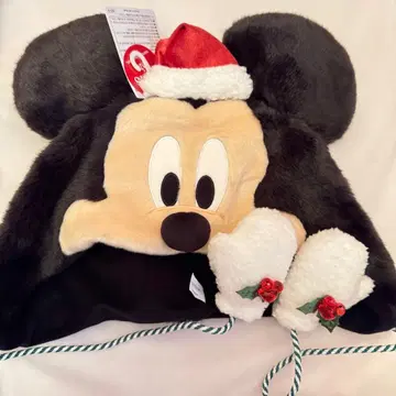 새상품급 미키 크리스마스 팬캡