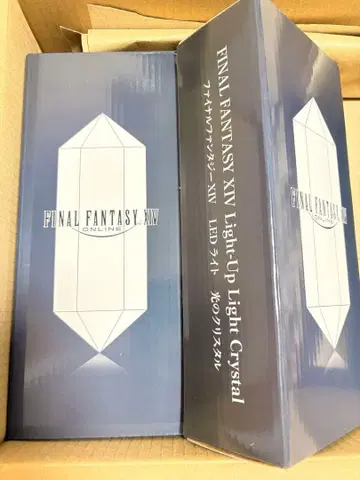 파이널 판타지 XIV LED 라이트 빛의 크리스탈 2개 세트