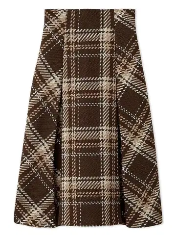 SNIDEL 로빙 체크 스커트 0 (S)