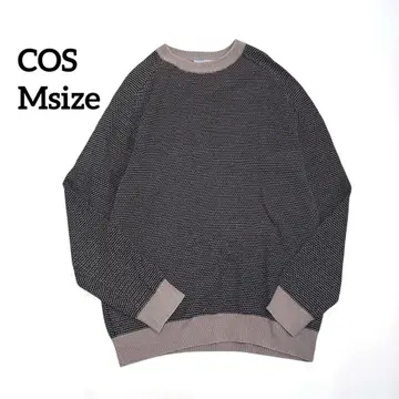COS / 코스 남성용 긴팔 니트 상의 남성용 브라운 /M