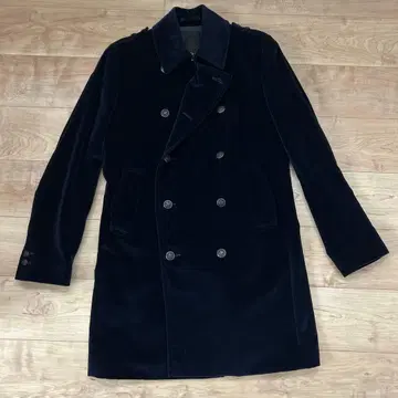 프리티 그린 벨로아 코트 P코트 레어 네이비 3