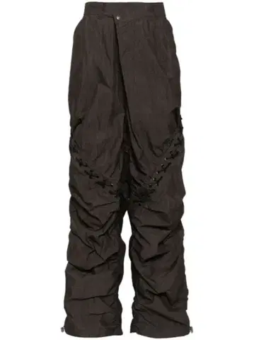 앤더슨벨 벨 두아 와이드 팬츠 48 다크 그레이