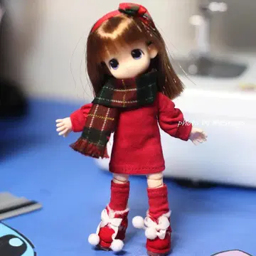 msdr-5084 발룬 슬리브 원피스와 양말, 머플러 등 4점 오비츠11