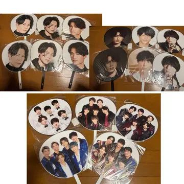 SixTONES 마츠무라 호쿠토 집합 부채 묶음 판매 17장