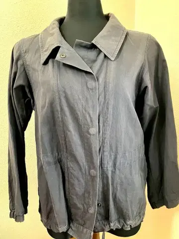 드리스반노튼 버튼 디테일 코튼 재킷 S 네이비 컬러