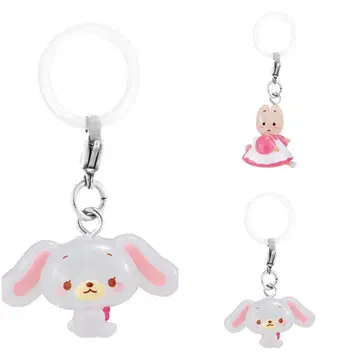 가챠 산리오 윳룻토 메지루시 액세서리 시로 우사 마론 크림