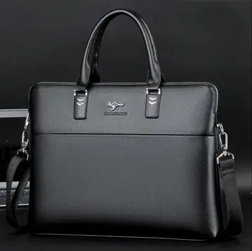 비즈니스 백 블랙 합성 피혁 37.5cm